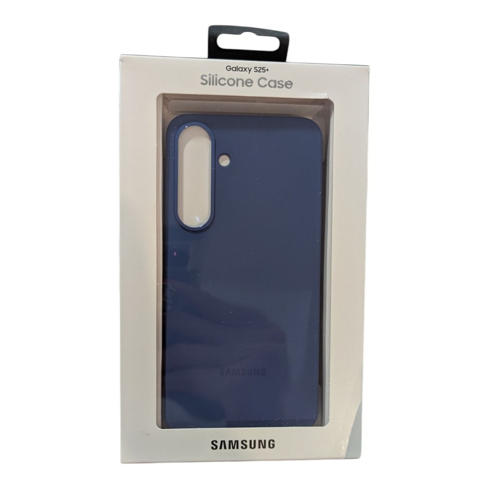 E4. Samsung Galaxy S25+ Silicone Case - Blue